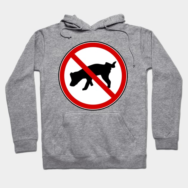 No Dog Poop Hoodie by VIVJODI